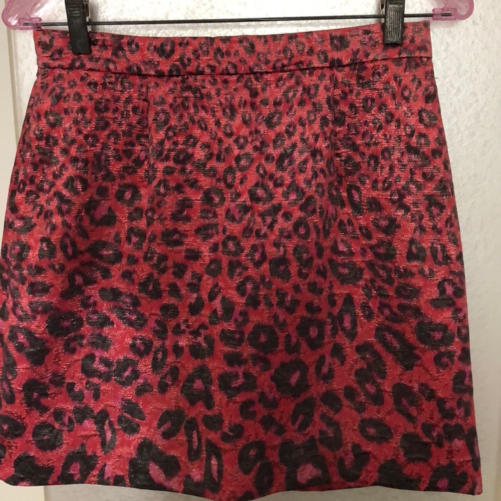Leopard Print Skirt